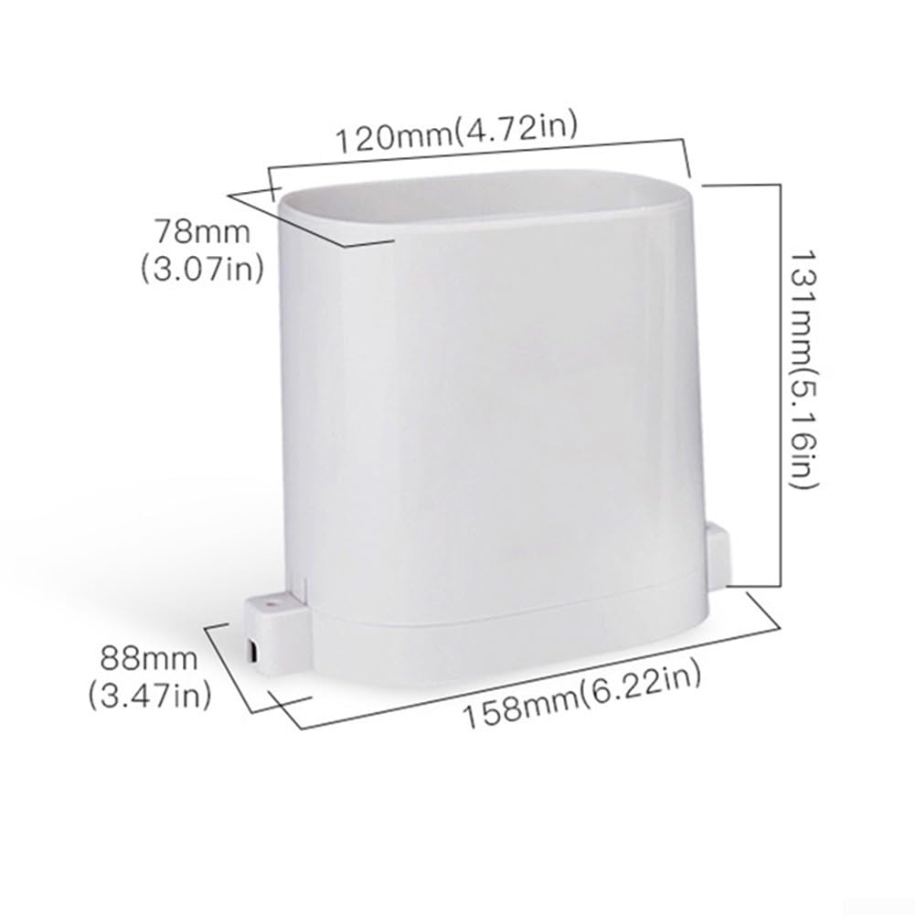 Whychstore Echtzeit-Regenmesser, digitaler Regenmesser mit Alarm-Snooze-Funktion für klare, präzise Erkennungsdaten (weiß), 6OCK86XXB7876DVJ41DO98R00