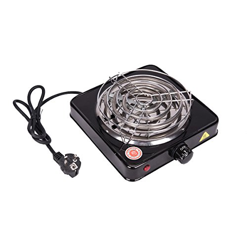 RMAN Shisha Kohleanzünder für Shisha Kohle 1000W Elektrisch Kohlegrill Heizplatte Brenner Shisha Zubehör Kokoskohle Schwarz – Bild 4