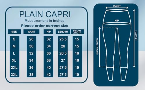 Image of DIAZ Women Cotton Stretchable Capri | Slim /Regular Fit | Breathable Yoga, Gym & Lounge Wear | High-Waist Stretchable 3 /4 Length Leggings with Wide Waistband - Pack of 1