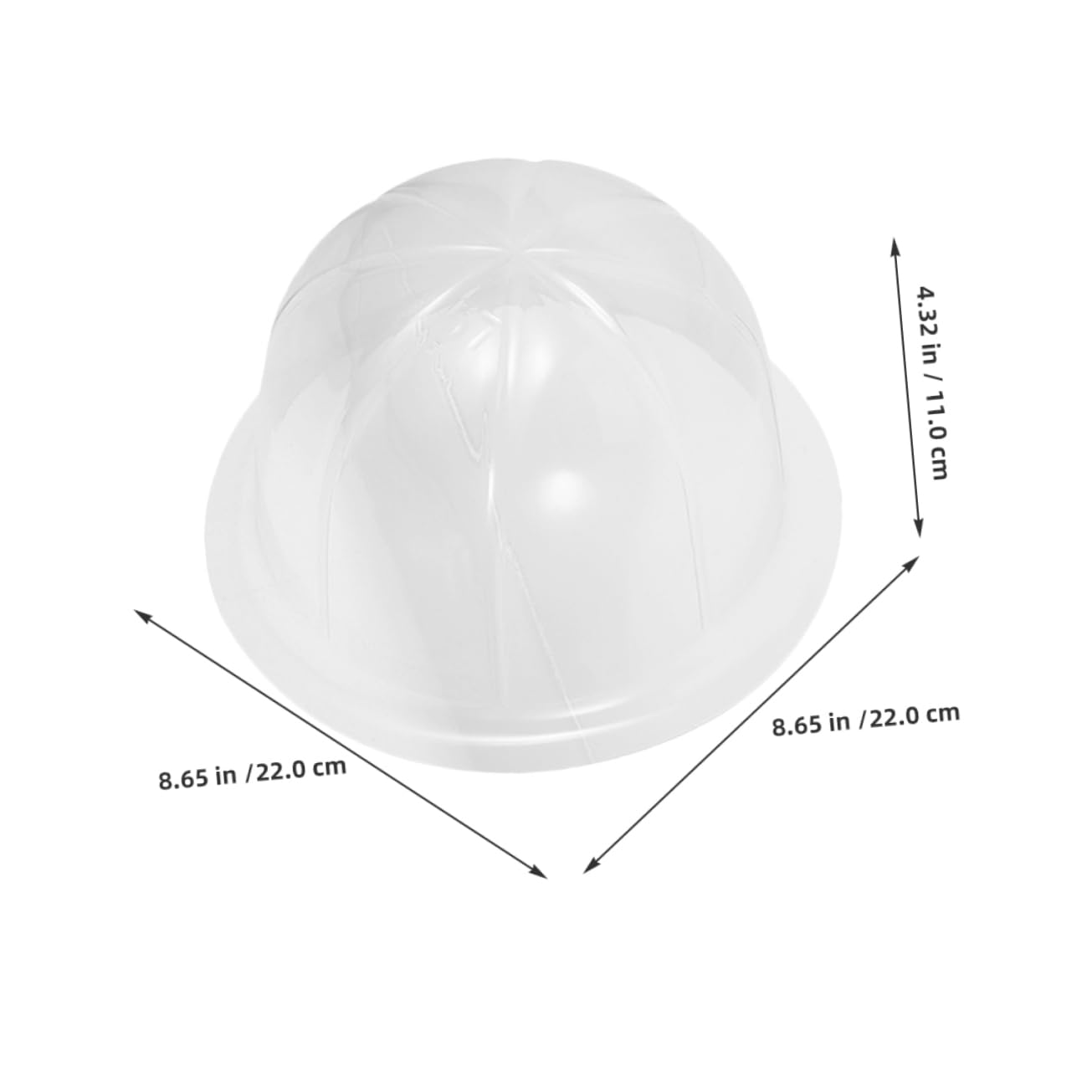 IMIKEYA 20piezas Percheros Para Gorras De Beisbol Soporte Transparente Para Gorras De Béisbol Protector Interior De Plástico Para Tiendas Minoristas De Sobremesa