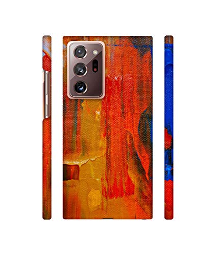 Image of Amazon Brand - Solimo Designer Orange Canvas 3D Printed Hard Back Case Mobile Cover for Samsung Galaxy Note 20 Ultra