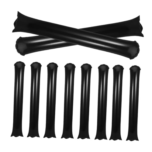 HANABASS 48Pcs Thunder Inflatable Noise Maker Sticks Cheerleading Team Spirit Supplies for Basketball Football Dance Concerts Safe Comfortable Handheld Design for All Ages