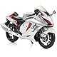 SHINESIGNAL Motorradspielzeug Kompatibel mit Suzuki GSX Hayabusa 1:12 Mini Motorrad Modell aus Druckguss - Geschenk für Kinder ab 8 Jahren und Erwachsene