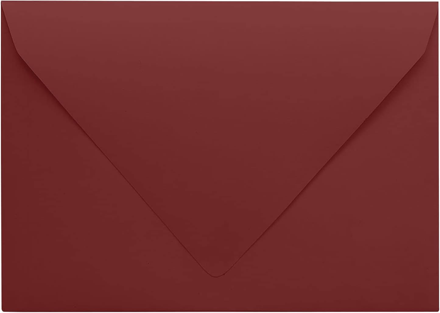 Darling Souvenir A2 Maroon Invitation Envelopes (4 3/8 x 5 3/4) Euro V-Flap 80 LBS Ideal for Weddings, Birthday, Invitations, Baby Shower,Bridal Shower -Packs & Colours Available