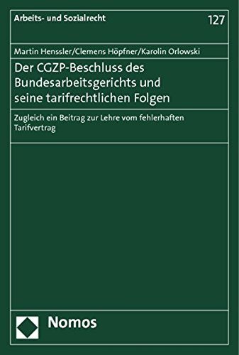 Lehre Der Fehlerhaften Gesellschaft 『Der CGZP-Beschluss des Bundesarbeitsgerichts und seine - 読書メーター