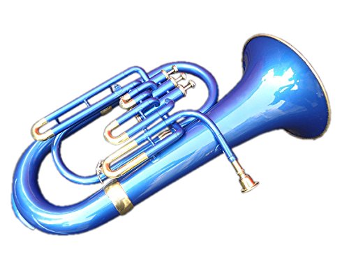 Queen Brass Euphonium Bb Pitch W-Case & Mp Brass Made Blue