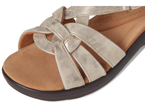 Clarks, Women, Tuleah Cross, Metallic Leather, 9, Medium by Clarks - Used condition - Image 7