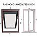 Portable Air Conditioner Window Seal Kit,Hot Air Stop Air Exchange Guards with Zip 158 inch ac Window Seal Kit Hot Air Stop Air Exchange Guards with Zipper Portable air Conditioner Window kit