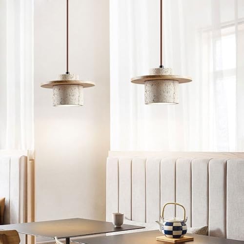 Lámpara colgante industrial moderna de mármol E27 creativa 5