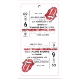 Rolling Stones The T T-Shirt Bleu & Lonesome Tongue Officiel Homme Off Blanc – Image 4