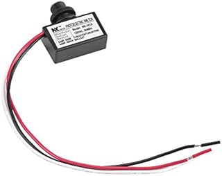 Outdoor Hard-Wired Post Eye Light Control, 120V AC Light Photocell Sensor Control, Dusk to Dawn Sensor, Automatic On/Off Photoelectric Switch for Lighting Fixtures