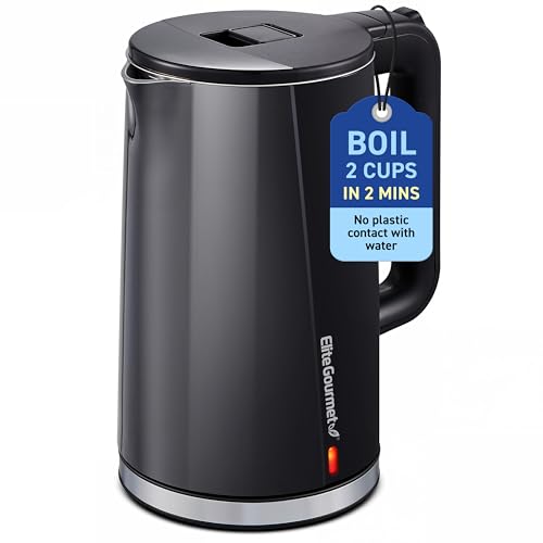 Elite Gourmet 1.7L Stainless Steel Electric Kettle