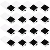 Drawer Display Jewelry Boxes 20pcs Cardboard Jewelry Packaging Boxes - Jewelry Storage Boxes for Rings Pendants Earrings Necklaces - White, 3.5x2.8 Inch