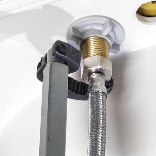 Klein Tools 68232 Telescoping Basin Wrench, Adjustable 10-17-Inch Plumbing Wrench with 1-1/4-Inch Jaw Capacity, Ideal for Hard to Reach Spaces by KLEIN TOOLS - Image 6