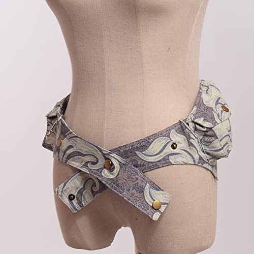 Graceart Burning Man Cotton Canvas Waistbag Steampunk Travel Utility Belt (Multicolor,Small) #TOP3