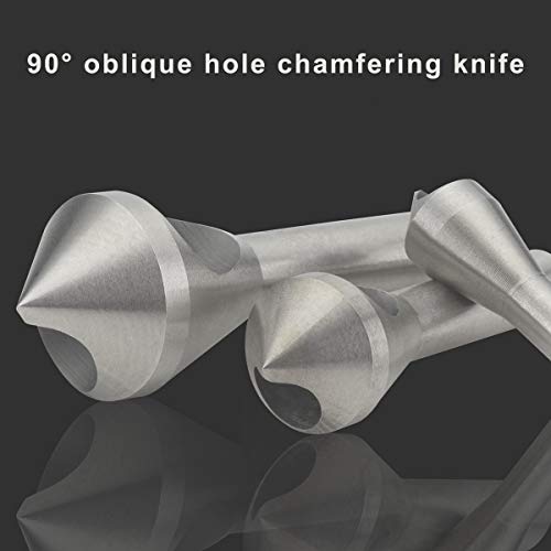 Ocgig OCG-TL219 4Pcs Countersink Chamfer Tool Hss(4241) Deburring Tool Set Metal Wood Drill Bits thumb #4