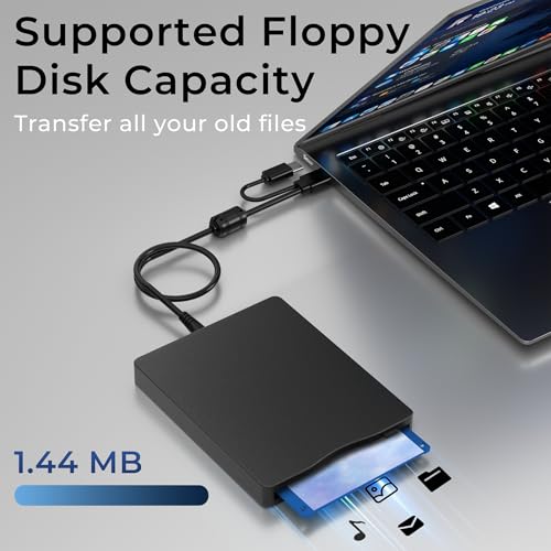 image for MthsTec USB Floppy Drive, External 3.5