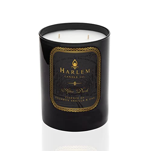 Harlem-Candle-Co-After-Dark-Luxury-Candle-11-oz-Black-Glass-Jar-Double-Wick-Soy-Wax-Gift-Box-Bergamot-Saffron-Papyrus-Oak-and-Sweet-Heliotrope-80-Hour-Burn Harlem Candle Co After Dark Luxury Candle 11 oz Black Glass Jar Double Wick Soy Wax Gift Box Bergamot Saffron Papyrus Oak and Sweet Heliotrope 80 Hour Burn