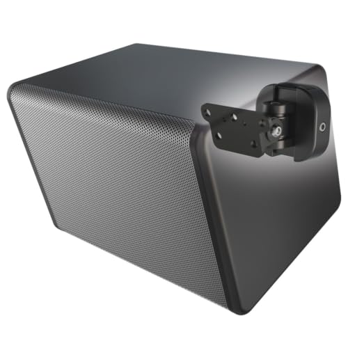 Soporte de altavoz Hama para un cine en casa ordenado y con estilo negro 4