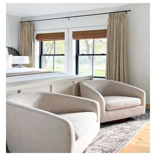 HOMERILLA Pinch Pleated Curtains 108 Inches Long,Linen Blackout Curtains with Blackout Lining Drapery Panel for Living Room,Thermal Insulated Pinch Pleat Drapes,W52 x L108,Dim Grey,1 Panel.