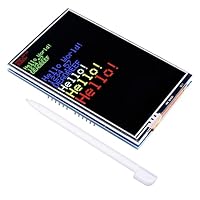 MQOUO 3.5 TFT Touch Screen with SD Card Socket for Arduino Touch Display Compatible with R3 Board, Black