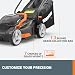 Worx WG743 40V PowerShare 4.0Ah 17" Lawn Mower w/ Mulching & Intellicut...