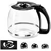 Coffee Pot 12-Cup Glass Coffee Carafe Replacement Pot Compatible