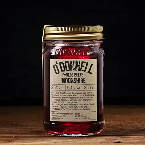 O'Donnell Moonshine Geschenkbox | Geschenkidee | 3 x 350ml | 2 x Shotgläser + Ausgießer | Premium Schnaps | Likör… - Image 6