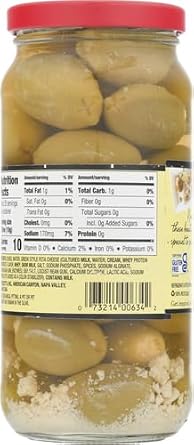 Mezzetta Stuffed Olives, Greek-Style Feta Cheese, 9.5 Ounce