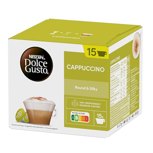 NESCAFÉ DOLCE GUSTO Cappuccino Kaffeekapseln 3er Vorratspack (3 x 30 Kapseln)