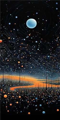 Broderie point de croix diamond painting 5D loisirs créatifs adultes 70x140cm