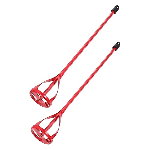 LIFKOME 2pcs Paint Mixing Rods High Stirring for Paint Cement and Epoxy Manual Mixer Accessory for Home and Commercial Use