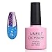 AIMEILI Esmalte Semipermanente De Uñas Temperatura Cambio De Color Camaleón Soak Off UV LED Uñas De Gel - Glitter Purple to Glitter Blue Full Shimmer/Diamond (TC06) 10ml