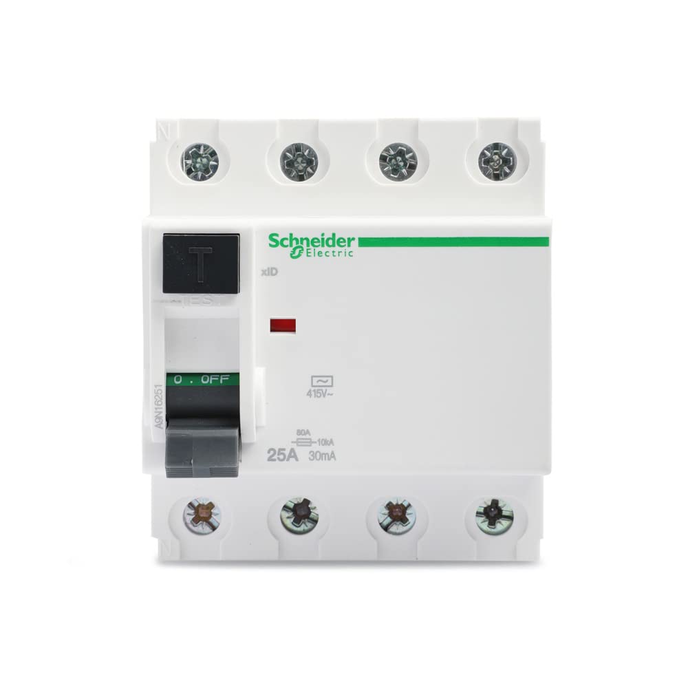 Schneider Electric A9N16251 Acti 9 RCCB xID 4P 25A 30mA AC-type (B09KCGB719) Amazon Price History, Amazon Price Tracker