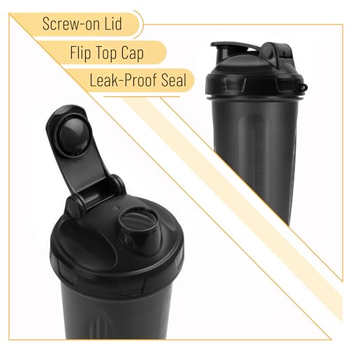 Mr. Pen- Shaker Bottles for Protein Mixes, 28 oz, Leak Proof | Shaker Cups with Stainless Steel Wire Whisk Ball for Protein Shakes and Pre Workout - Image 5