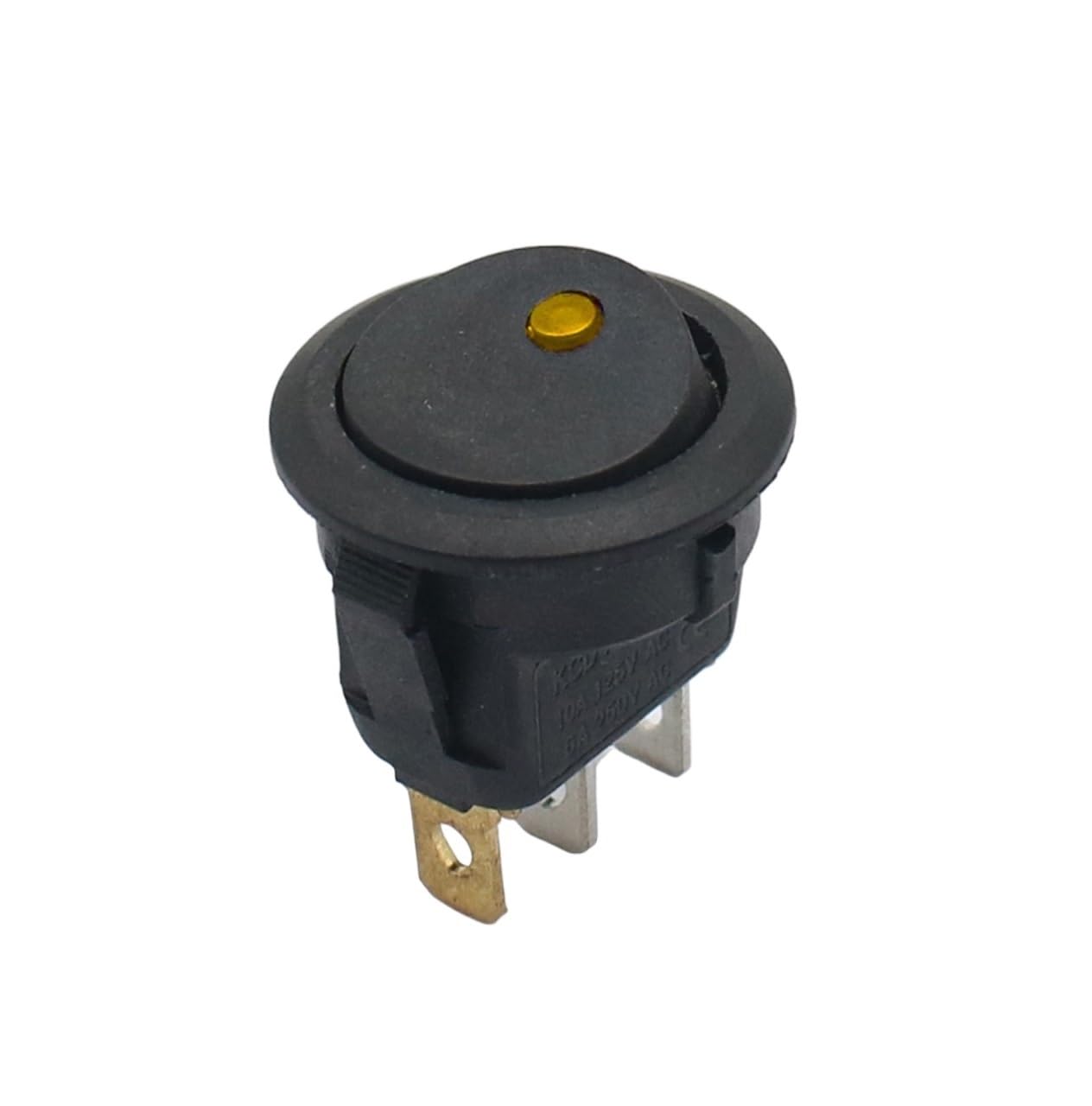 Interrupteur éclairage LED orange résistant à l'eau 20A SPST - 8