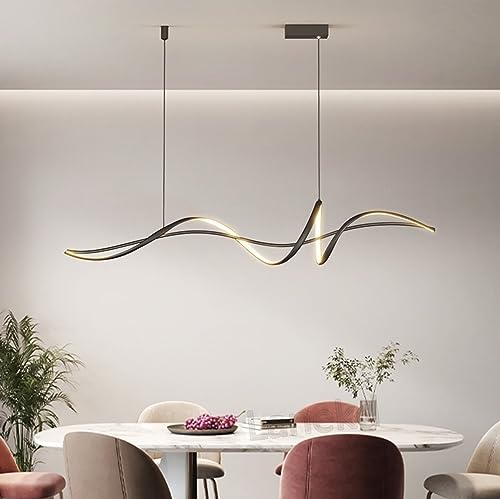 Lampara techo Colgante Moderna Comedor Cocina Lamparas de techo LED Lámparas Colgantes Regulable con Control Remoto Luz para Salon Mesa Dormitorio Sala de Estar Lámpara de Oficina Decor Iluminación