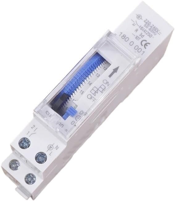 SUL180A Timer Switch 24 Hours Relay Analogues Electrical Programmable Timer 220V 16A Battery Din Rail Mechanical Timer Switch