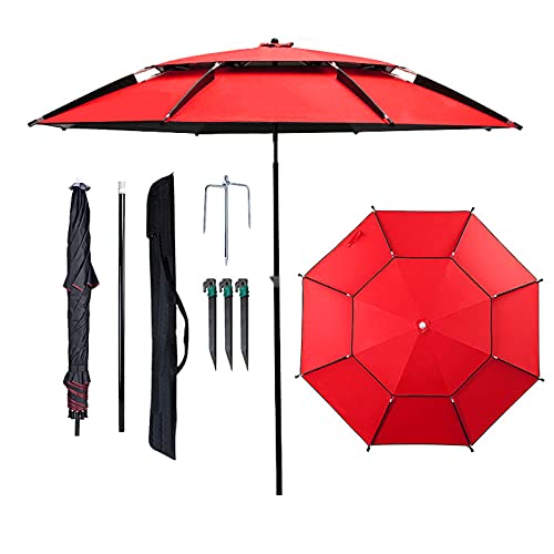 Parasol de plage inclinable et imperméable pour cour
