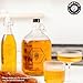 Complete Mead Making Kit - Includes 1-Gallon Glass Fermentation Jar, Auto Siphon, Hydrometer, Alcohol Percentage Tester Jar, Bottle Filler, Airlock, Plug, Funnel, No-Rinse Cleanser & How-To Guide