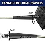 Billabong x Contour SURF Bodyboard Leash 4ft – Coiled Wrist Leash with Double Swivel for Bodyboarding, Lightweight Durable PU Cord for Secure Surf Sessions - Image 3