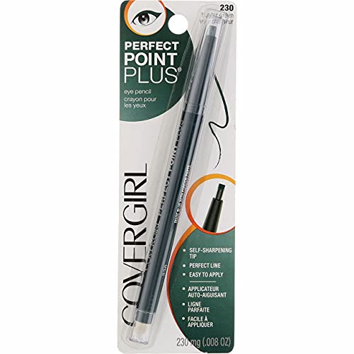 COVERGIRL Perfect Point PLUS Eyeliner Pencil, Hunter Green .008 oz. (230 mg) (Packaging may vary)