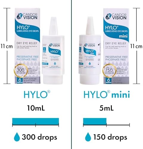 CandorVision HYLO® mini Preservative-Free Eye Drops (150 Drops, 5ml) - 3
