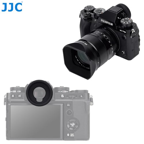 JJC Ocular Rotondo de Silicona Suave para Fujifilm GFX100S GFX100 GFX100II GFX50S GFX50SII X-T5 X-T3 X-T2 X-T1 X-H1 Cámara Sustituye Fuji EC-GFX - imagen 3