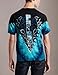 Liquid Blue Men's Pink Floyd Pulse V Tie Dye T-Shirt, Multi, Medium