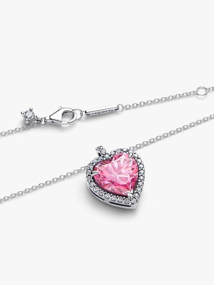 PANDORA Timeless 394414C01-45 rosa Herz Halskette
