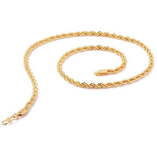 Thrillz Trendy and fancy rassa (rope) design metal neck chain for men and boys