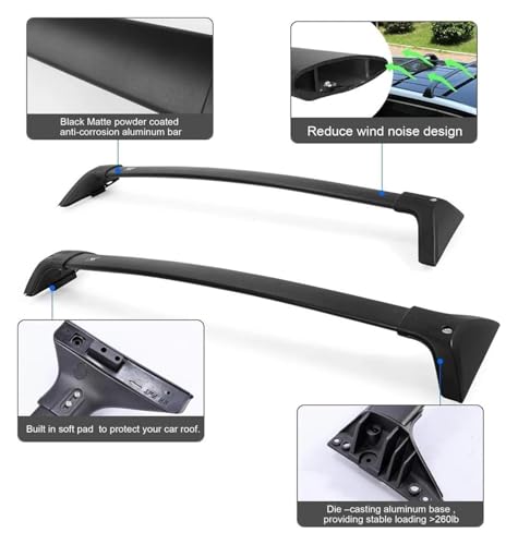 Barras portaequipajes techo Toyota RAV4 2019-2025 con barras transversales coche 2