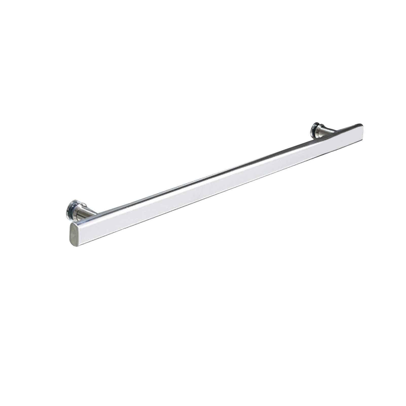 Czaoerxb Chrome Heavy Duty Stainless Steel Bathroom Shower Pull Push Door Handles, Sus304 Stainless Steel Polished Finish Bathroom Door Handle For Glass Door, Hole Center Spacing 300Mm/400M