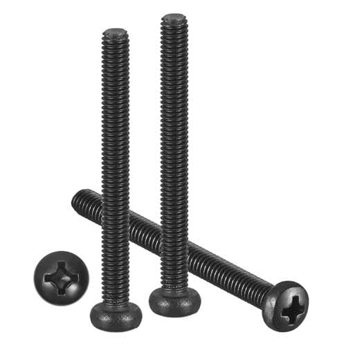 METALLIXITY boulon tête plate Phillips M3-0.5x40 50pcs 304 noir